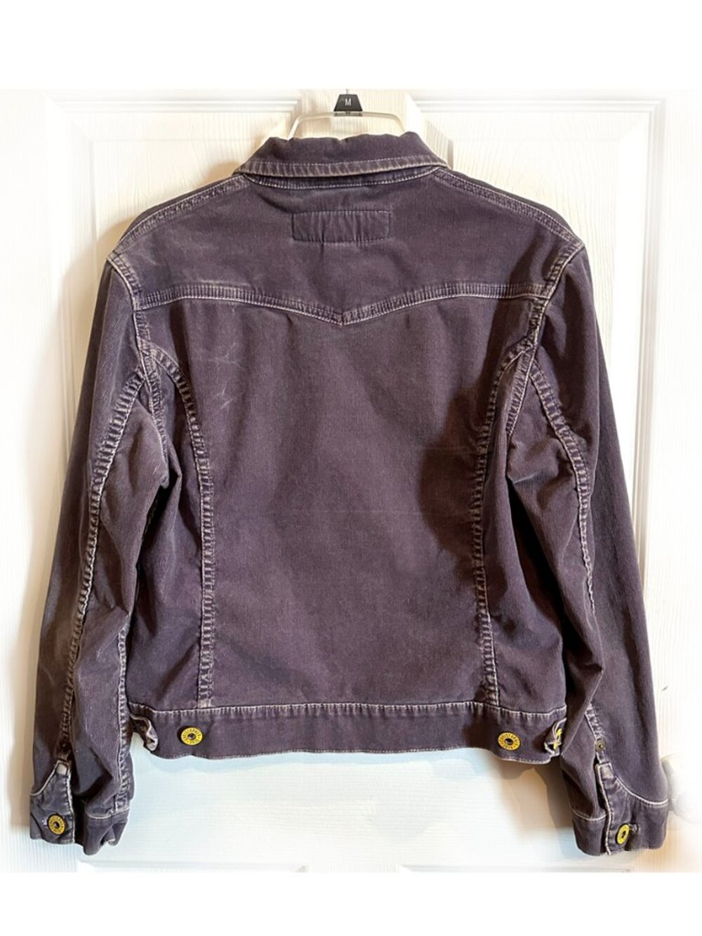 Vintage Christopher Blue Lavender Purple Corduroy Jacket Medium - Picture 3 of 5